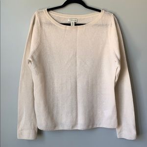 Adrienne Vittadini | 100% Cashmere Sweater | Ivory
